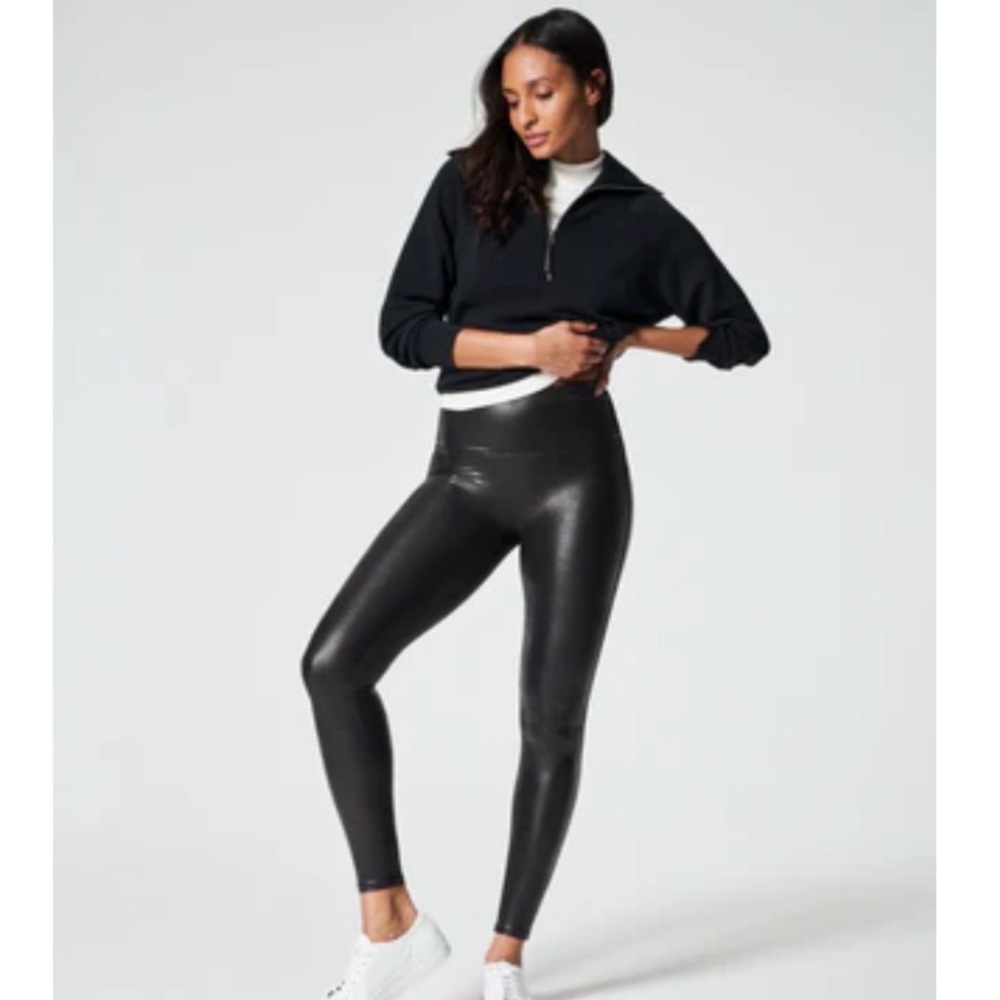 SPANX Faux Leather Leggings